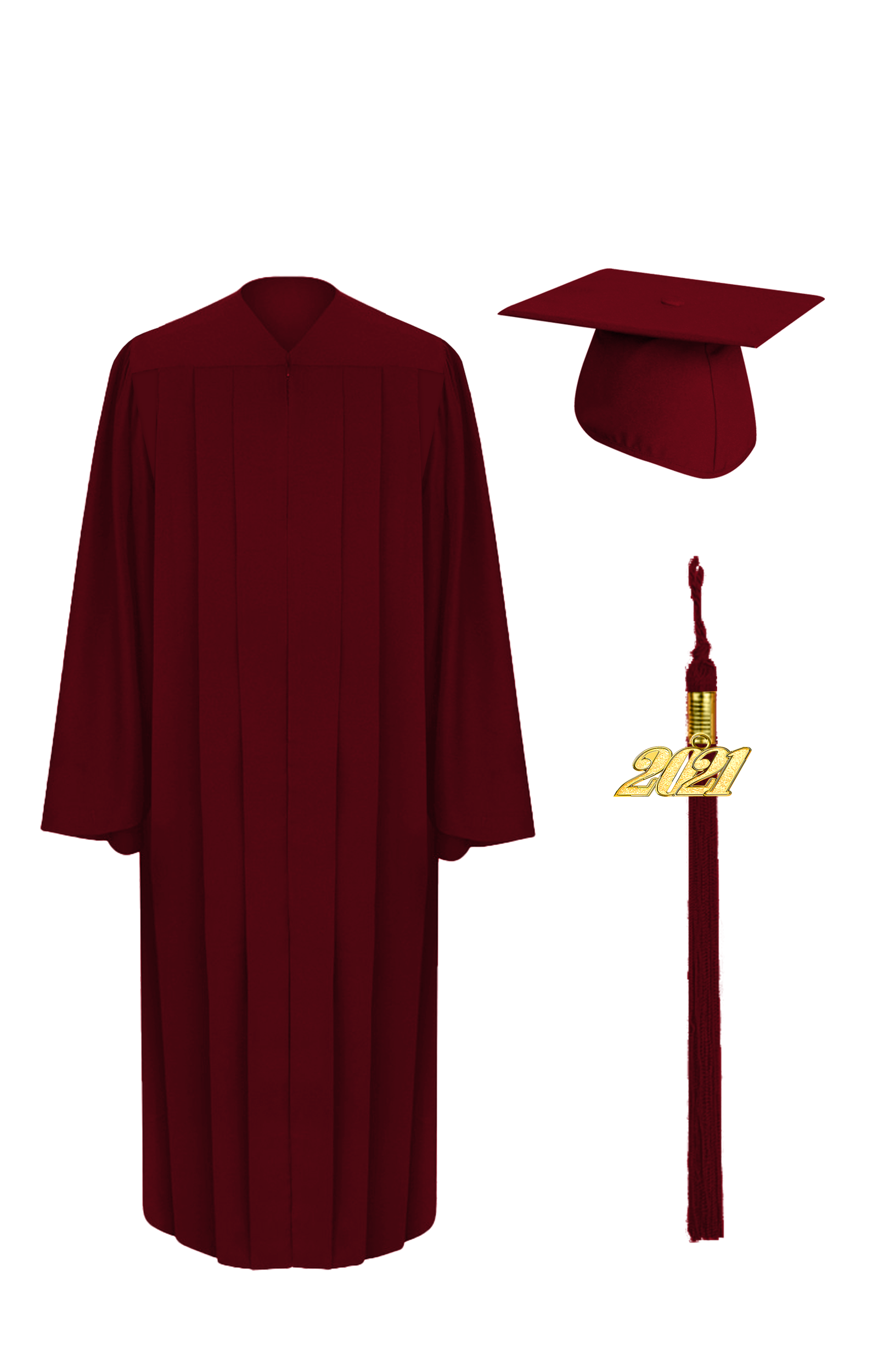 Matte Cap, Gown and Tassel Package - All Colors - Graduation SuperStore