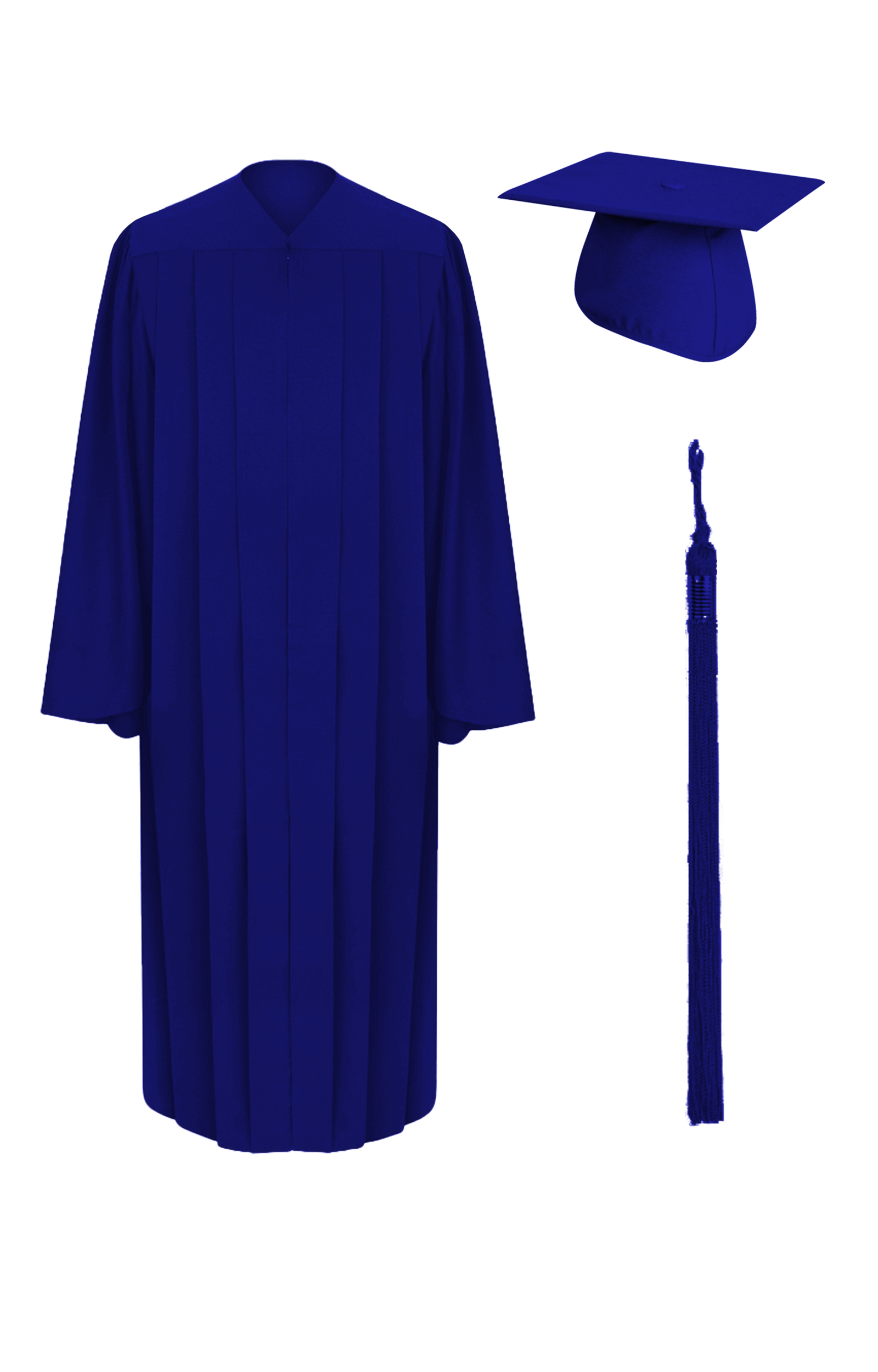 Matte Cap, Gown and Tassel Package - All Colors
