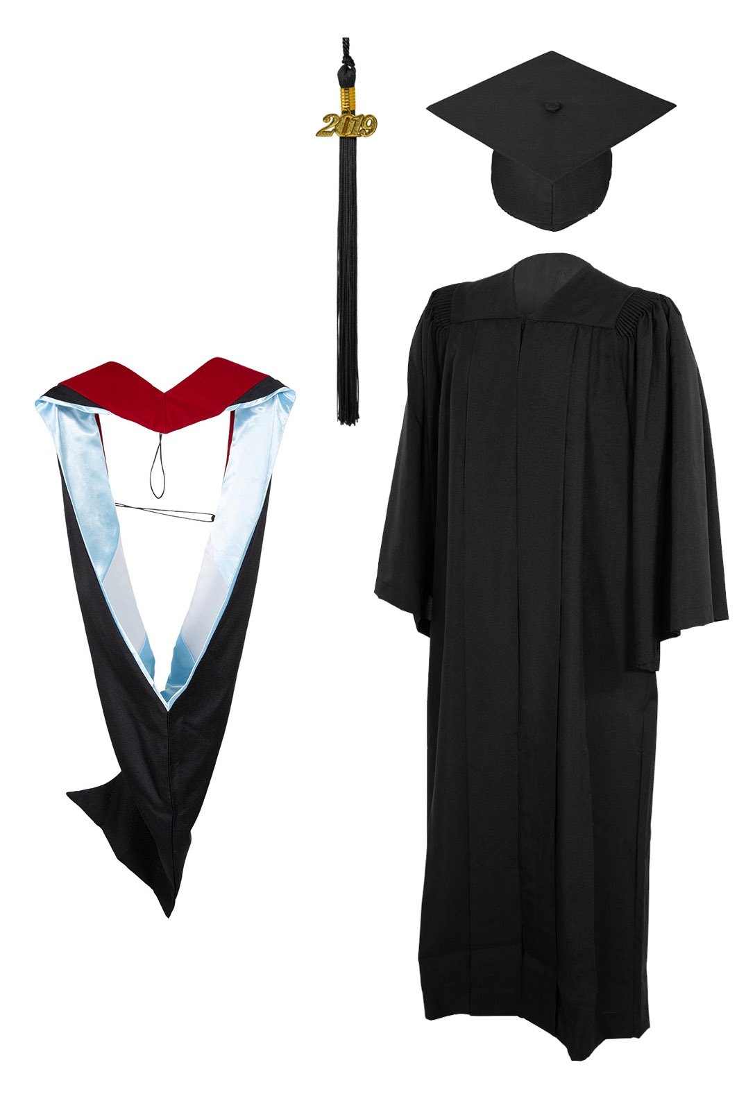 Matte Green Graduation Cap Gown and Tassel | Cap and Gown Direct