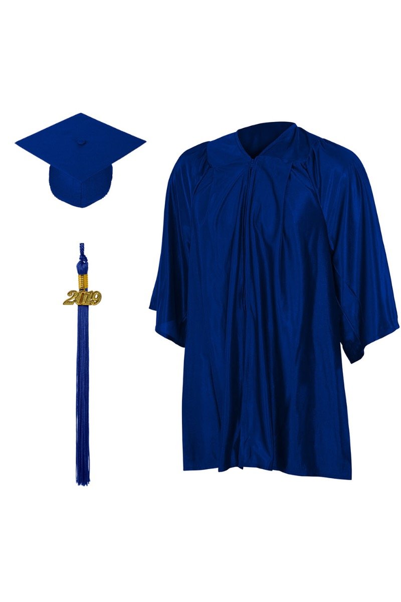 Shiny Kinder Cap, Gown & Tassel - All Colors - Graduation SuperStore